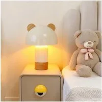 OTTO home Tischleuchte Alinn, ohne Leuchtmittel, Leuchtmittel wechselbar, ideale Kinderzimmerleuchte, Tischlampe, Leuchte mit Öhrchen, H: 27,5cm