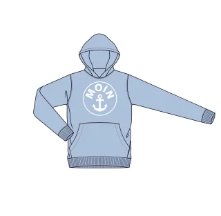 BASEFIELD - Hoodie mn horizon blue - Gr. - M