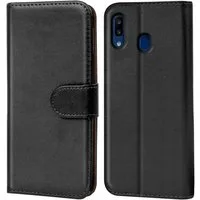 CoolGadget Handyhülle Wallet Klapp Tasche Book Case für Samsung Galaxy A20e 5,8 Zoll, Hülle Klapphülle Flip Cover Etui Schutzhülle