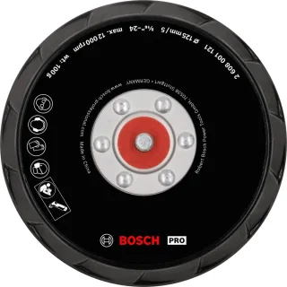 Bosch PRO Polierteller, 125 mm, GPX 12V-125 - 2608001121