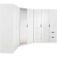 rauch Schrank-Set Freiham, (Set), 3-teilig, schlichte Front mit ausgefrästen Eingriffen MADE IN GERMANY