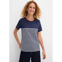 bonprix T-Shirt lockere Passform, Kurzarm-Design, mit Rundhalsausschnitt