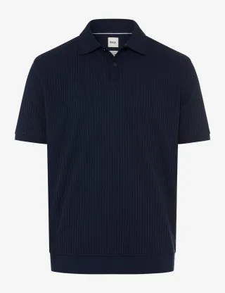 Brax Herren Polo Style PINO navy, dunkelblau, Gr. S