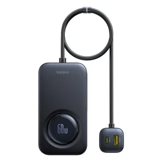 Baseus PrimeTrip VW1 105W 6-Port USB PD Car Charger with Retractable Cable 3USB-A+3USB-C Support PD3.0 QC3.0 PPS SCP AFC