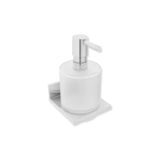 Hewi System 900 Q Seifenspender 900Q06.00040 chrom, mit Metall-Halter