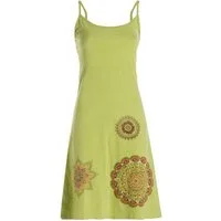 Vishes Sommerkleid Damen Sommer-Kleider Mini-Kleid Jersey-Kleid Spagettiträger-Kleid Goa, Hippie, Retro Style