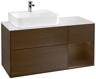 Villeroy & Boch Waschtischunterschrank Finion G15 1200x603x501mm Wandbel. WT li , G151GNGN G151GNGN