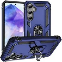 CoolGadget Handyhülle Armor Shield Case für Samsung Galaxy A55 5G 6,6 Zoll, Outdoor Cover mit Magnet Ringhalterung Handy Hülle für Samsung A55 5G