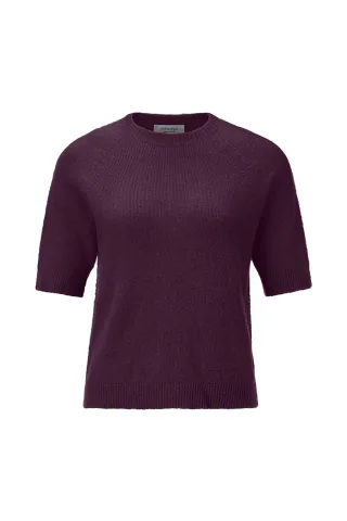 Rich & Royal - Seamless Crew Short Sleeve mulberry - Gr. - L