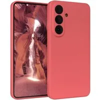 EAZY CASE Handyhülle TPU Hülle für Samsung Galaxy S26 Plus 6,7 Zoll, Schutzhülle mit Kameraschutz stoßfest Telefonhülle Matt Rot / Hellrot