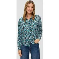 s.Oliver Langarmbluse Bluse Hemdbluse aus Jersey