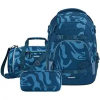 coocazoo Schulranzen Schulrucksack-Set MATE, Mäppchen Sporttasche (3-tlg)