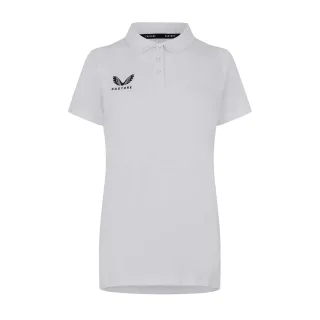 Castore - Poloshirt für Damen, Regulär (Weiß)