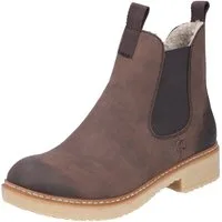 Rieker Winterstiefelette, Chelseaboots, Used-Look, mit Innenreißverschluss und Stretcheinsatz