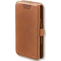 Handytasche Flip Cover Handyhülle für Universal bis zu 5 Zoll Braun 4ST7028 (Flip Cover)