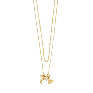 pilgrim - Kette 2 in 1 - Between gold - Gr. - OS