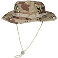 MFH Outdoorhut US GI Buschhut, mit Kinnband, GI Boonie, Rip Stop, 6 Farben desert (1-St)