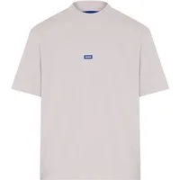 HUGO Blue T-Shirt Nieros mit Logo-Patch