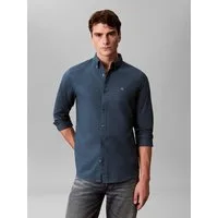 Calvin Klein Jeans Langarmhemd Button-Down-Kragen, Baumwoll-Stretch