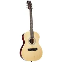 J & D Westerngitarre, AG-1 Mini Westerngitarre Akustik-Gitarre für Anfänger und Einsteiger 3/4 Gitarre Parlor mit Natural Agathis Decke Reisegitarre, Westerngitarren, Mini Gitarren, Mini Westerngitarre, Akustik-Gitarre, 3/4 Gitarre