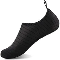 LuxusKollektion Badeschuhe Damen Herren Strandschuhe Aquaschuhe 40 41 EU Schwarz Wasserschuh
