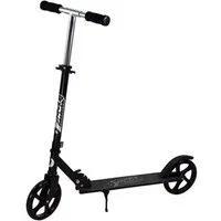 Best Sporting Cityroller Scooter 200 Roller, KinderTretroller mit Seitenständer, bis 100kg, Stahl Aluminium, schwarz