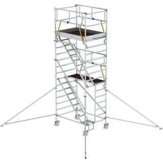 Munk Rollgerüst SG 1,35 x 1,80 m mit Schrägaufstiegen & Ausleger - 167201