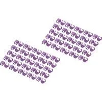 Farbclips für Patchkabel - Violett, Abdeckung lila