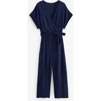 Next Jumpsuit Plissierter Hosenrock-Jumpsuit – Kurzgröße (1-tlg)