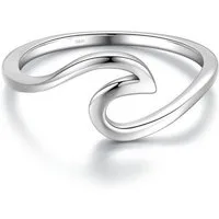 Lisandra Scott Fingerring WAVE Ring aus 925 Sterling Silber Welle Minimalistisch Wellenring, Zeitlos & filigran – Inspiriert von der Natur