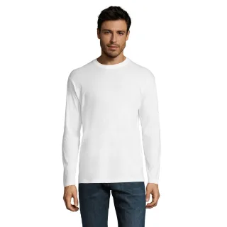 SOLS - "Monarch" T-Shirt für Herren Langärmlig (Weiß)