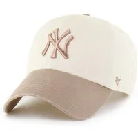 '47 Brand Baseball Cap New York Yankees '47 MLB Two Tone Clean Up Cap Beige Hellbraun (1-St)