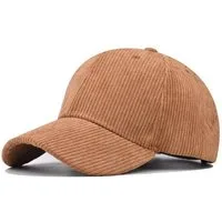 Zaewry Baseball Cap Baseballkappe für Herren und Damen, Aus Cord, verstellbar einfarbig, Unisex, Einheitsgröße, Sonnenmütze