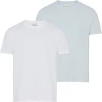 Calvin Klein T-Shirt 2 Pack SS STRETCH COTTON SLIM TEE (Packung, 2-tlg) Rundhalsausschnitt, slim fit
