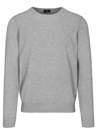 COMMANDER Finest Clothing - Rdh.-Pullover Basic, uni tech grey mel. - Gr. - XXL