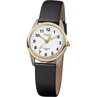 Regent Quarzuhr F-661 - 7170.91.19, Armbanduhr, Damenuhr, Lederarmband, analog