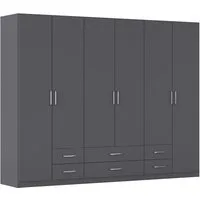 rauch Drehtürenschrank Kleiderschrank Garderobe GAMMA Breiten 91/136/181/226/271/315/360 cm (in 3 Ausstattungen BASIC/CLASSIC/PREMIUM (inkl. SOFT-CLOSE-Funktion) mit Schubladen, verschiedene Griff-Varianten TOPSELLER MADE IN GERMANY