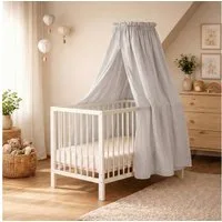 Babykajo Betthimmel Stoff + Ständer (Set, 1-tlg., in verschiedenen Varianten), Betthimmel Ständer mit Betthimmel für Babybetten