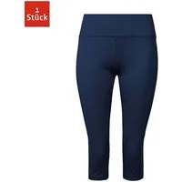 SNOCKS Sporthose Capri Sporthose (1-tlg) aus atmungsaktivem Material mit Schlüsselfach im Bund