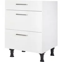 nobilia® Unterschrank "Touch", vormontiert, mit höhenverstellbaren Sockelfüßen, in den Breiten 30, 45, 60 und 90 cm, mit Schubkasten und Auszügen
