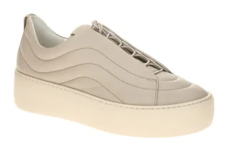 H?gl 0240 Grau Cashmere Plateau Sneaker Glattleder Wechselfu?bett