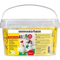 Eberhard Faber Modelliermasse EFA PLAST classic Kids - 3kg weiß im Eimer