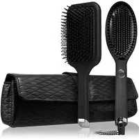 GHD Stylingbürste GHD Glide Hot Brush - schwarz, Packung 3-tlg., Keramikheiztechnologie mit Ionisator