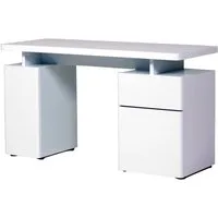 Jahnke Schreibtisch CU-LIBRE 140 (1-St), Platzsparender Arbeitsplatz, mit 1 Schublade und 2 Türen, 135 cm