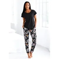 s.Oliver Pyjama (Set, 2 tlg) mit Blumenmuster