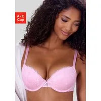 LASCANA Push-up-BH Nina mit Bügel, mit Spitzencups und herausnehmbaren Kissen, Dessous