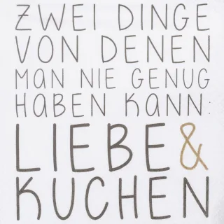 Servietten ZWEI DINGE VON