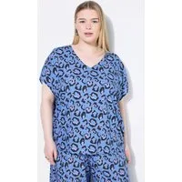 Studio Untold Druckbluse Blusenshirt oversized Leoprint