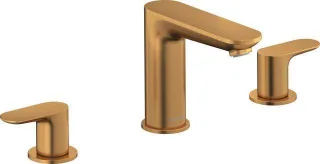 Duravit Wave 3-Loch Waschtischarmatur Bronze Gebürstet 326x176x131 mm - WA1060005004 WA1060005004