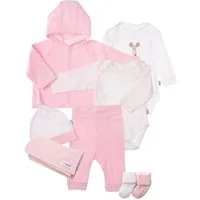 Liliput Erstausstattungspaket Pünktchen Bodies, Jacke, Hose, Mütze, Mullwindel und Socken